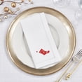 thumbnail image 4 of Saro Lifestyle Winter Wonderland Stocking Embroidered Napkin (Set of 6), 4 of 4