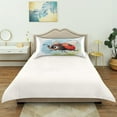 thumbnail image 6 of JSTEL Cute Lady Bug Cartoon Satin Pillowcase King Size Pillow Cases Envelope Closure Bed Pillow Cover, 20 x 40 inch, 6 of 9