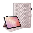 thumbnail image 3 of for Samsung Galaxy Tab S11 11 inch Case, Rhombus Pattern Multiple Viewing Angles Stand Slim Folio Cover (Rose Gold), 3 of 6