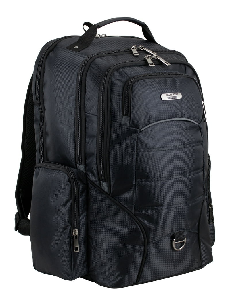 Eastsport Magnus Tech Backpack Black Charcoal with Laptop Pocket