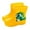 b8-Yellow, variant on KPOPLK Toddler Boy Girl Rain Boots Baby Rain Boots Short rain Boots for Toddler Easy-on Lightweight and Waterproof(Pink,8)