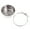 Silver, variant on EeaseCA Professional Eating Bowl Durable Feeder Stainless Steel Bowl Prcatical Food Box Cage Water Basin for Birds Parrot (Cup Rim 10cm)