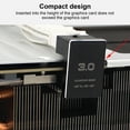 thumbnail image 4 of Graphics Card Power Connector, GPU Power Adapter Board 16Pin To 16pin 180 Degree  for PC Black, 4 of 7
