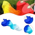 thumbnail image 6 of FVDPWYE Belly Dance Faux Silk Veil Fan Colorful Worship Dance Line Dancing Dancing Props Left Hand, 6 of 9