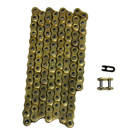 Factory Spec, FS-520-NZG, ATV Motorcycle Heavy Duty Gold Chain 520 x 130 (Best 520 Motorcycle Chain)