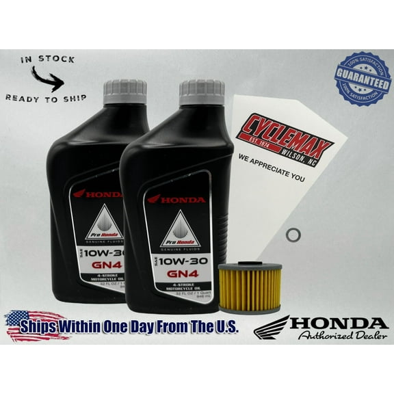 Cyclemax Standard GN4 10W-30 Oil Change Kit fits 1984-1985 Honda XR250R