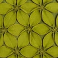 thumbnail image 3 of Lime Green Pinwheel Floral Petal Down Throw Pillow, 3 of 3