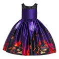thumbnail image 1 of HAWEE Robe de Cosplay d'Halloween pour Filles Costume de Vampire Chauve-Souris Citrouille Costume de Jeu de Rôle, 1 of 5