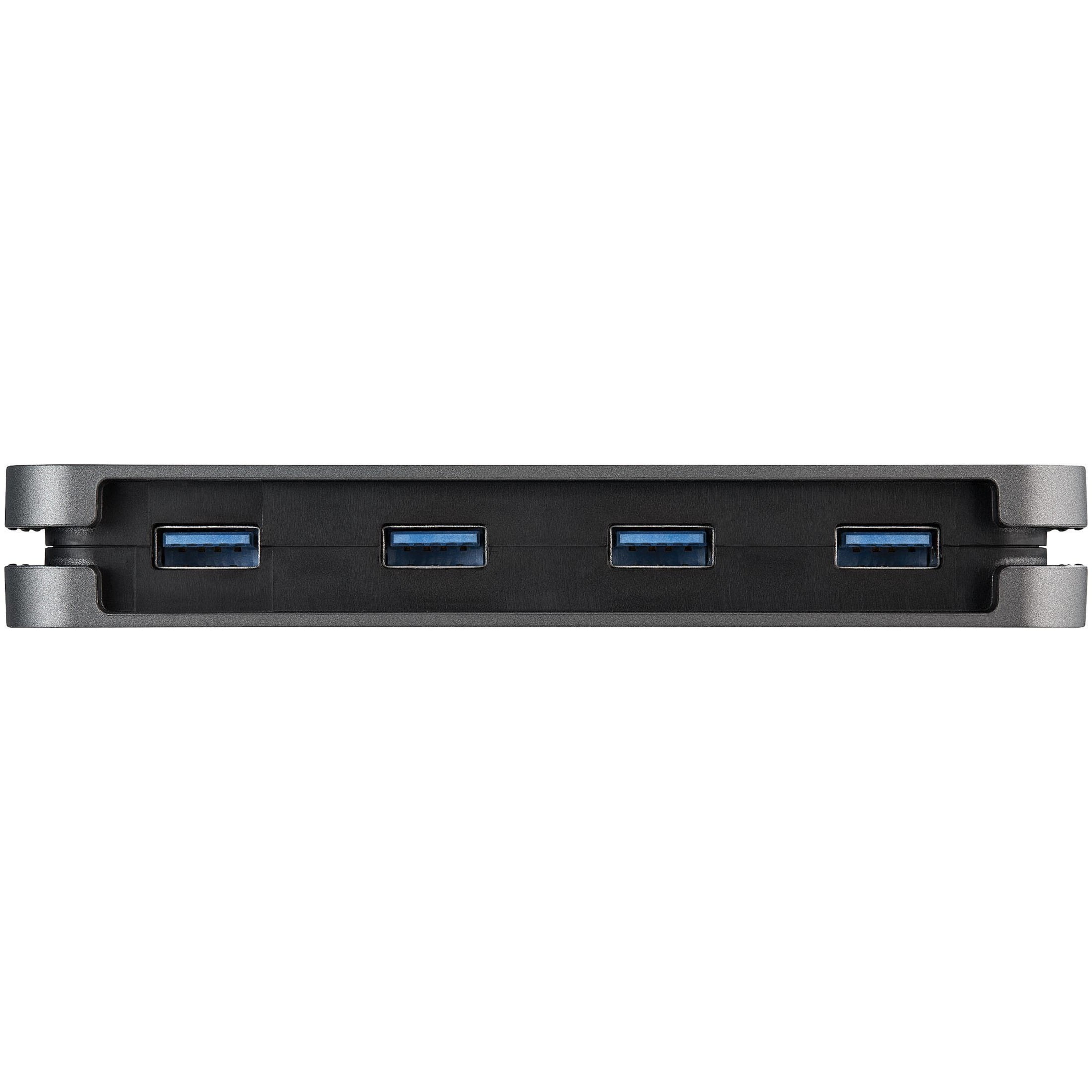 Startech.com 4 Port Usb 3.0 Hub, 4x Usb-a, 5gbps Lptop/desktop Usb Type-a Hub, Usb Bus Powered, 28cm Long Cable With Cable Management