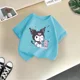 thumbnail image 3 of Bonita camiseta de verano de la marca de moda Sanrio Kulomi para niños, camiseta de dibujos animados para niñas, camiseta básica informal de manga corta para bebés y niños, 3 of 5