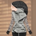 thumbnail image 4 of Sudadera Para Mujer, Sudaderas Con Capucha A La Moda, Sudaderas Informales Con Estampado de Manga Larga, Prendas de Vestir, Camiseta Holgada de Retales, Blusas de Otoño Odeerbi ODB185216, 4 of 6