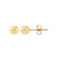 thumbnail image 2 of Brilliance Fine Jewelry Girls 10K Tri-Color Gold 4mm Ball Stud Earrings Set, 3 Pairs, 2 of 4