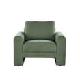 thumbnail image 3 of Weston Home Hampden Round Arm Chenille Accent Chair in Moss Green, 3 of 6