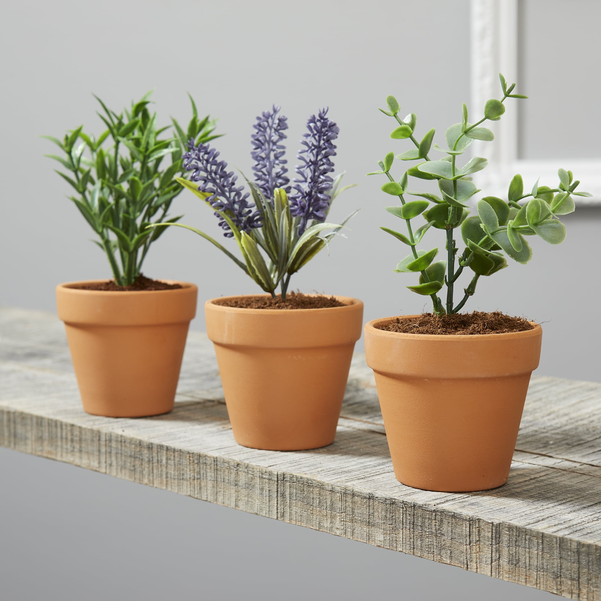 Mainstays Artificial Herb Pick 4.75 inch x 7.5 inch Basil Green