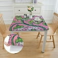 thumbnail image 2 of HAOXIT  Hand Block Print Tablecloth for Square Table, Block Print Table Cover for Kitchen Dinning Tabletop Decoration Parties Weddings Bithday Christmas 46*46, 2 of 8