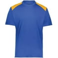 thumbnail image 2 of Holloway 223501.281.S Momentum Team T-Shirt, Royal & Gold - Small, 2 of 5