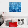 thumbnail image 5 of Nawypu Y&amp;M textured wall art, paint Wave Light abstract art painting on large canvas, Modern minimalist, vertical canvas wall art for home decoration, 5 of 5