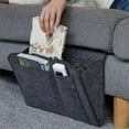 thumbnail image 5 of Felt Bedside Storage Organizer Anti-Slip Bedside Bag Bed Sofa Side Pouch Hanging Couch Storage, 5 of 5