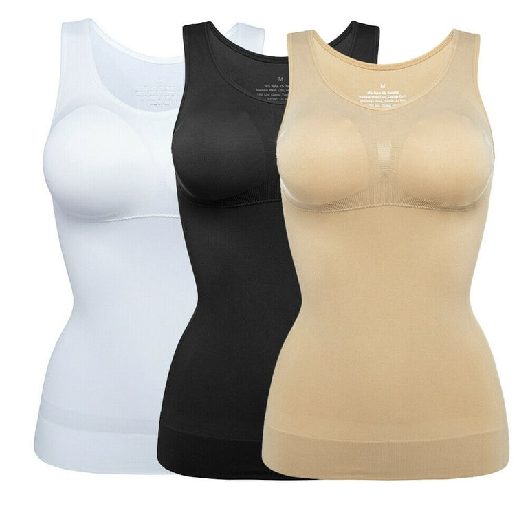 Buy Joyshaper Cami Shaper for Women with Built in Bra Shaping Camisoles for  Women Tummy Control Tank Top Underskirts Shapewear at
