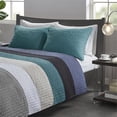 thumbnail image 3 of Pemberly Row Polyester Microfiber Solid Brushed Coverlet Set in Black, 3 of 16