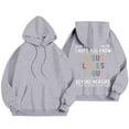 thumbnail image 4 of SIYUDAN Womens Sweatshirt Hoodies Christian Sweatshirts Letter Print Christian Sweatshirt Oversized Pullover Hoodies Fall Basics Street Style Clothes, 4 of 5