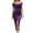 Purple, variant on Bigersell Tank Dress for Women Summer Nightclub Bronzing Sling Slim Irregular Dress Evening Dress Tall Mini Dress Style 1030, Female Long Dresses Gold S