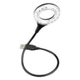 thumbnail image 4 of kurtrusly LED USB Circular Light Flexible Gooseneck Reading Lamp, Adjustable Angle Black, 4 of 9
