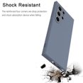 thumbnail image 6 of Galaxy S24 Ultra Case, Takfox Samsung Galaxy S24 Ultra 6.8" Basic Case [Frosted] Shockproof Case Liquid Silicone Gel Rubber Soft TPU Anti-slip Bumper Thin Matte Slim Phone Case Covers,Grey, 6 of 11