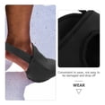 thumbnail image 4 of HEALEEP 1Pair Windproof Cycling Shoe Covers Durable Non Slip Black Overshoes for Outdoor Riding, 4 of 8