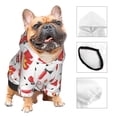 thumbnail image 4 of Uemuo Fire Truck for Winter Dog Hoodie Sweatshirts with Pockets Warm Dog Clothes for Small Dogs Chihuahua-X-Small, 4 of 8