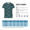 thumbnail image 4 of Honeii Vintage Floral Print Youth Short Sleeve T-Shirt,Boys Athletic Shirt,Quick Dry Short Sleeve Performance Moisture Wicking T Shirt, 4 of 6