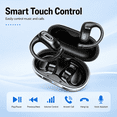 thumbnail image 3 of Open Ear Headphones, Open Ear Earbuds with Comfortable Earhook, 58H HiFi Stereo Bone Conduction Earbuds with Mic, Noise Cancelling,Bluetooth 5.4 Earphones, IP7 Waterproof Wireless Earbuds for Workout, 3 of 8