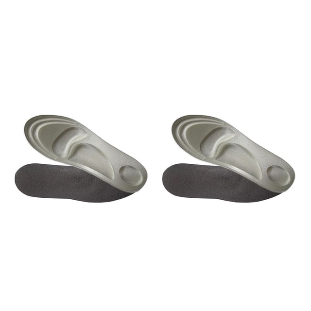 Eigraketly Plantillas de masaje Buena elasticidad Pies planos ortopédicos Soporte de Absorbe el alivio del dolor Plantilla para hombres Dorado 28X9.7cm 2piezas