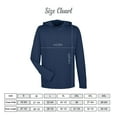 thumbnail image 2 of Zfeel Lightweight Dry Fit Pullover Hoodie, Men's 100% Polyester Long Sleeve Hoodie, White, M, 2 of 5