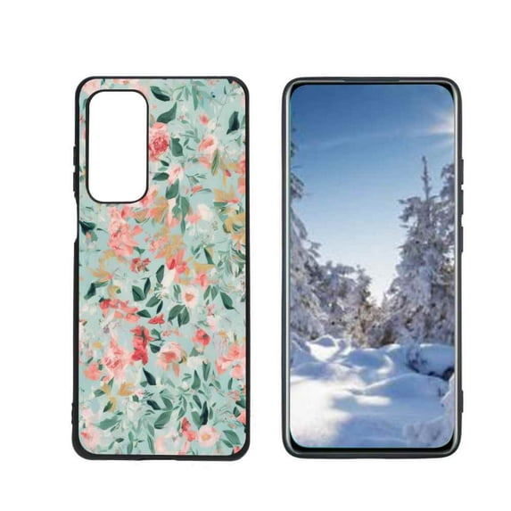 Floral-295 Phone Case, Degined for Motorola MOTO Edge 5G UW Case Men Women, Flexible Silicone Shockproof Case for Motorola MOTO Edge 5G UW