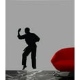 thumbnail image 2 of Wallhogs Martial Arts Kata II Silhouette Cutout Wall Decal, 2 of 2