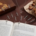 thumbnail image 2 of 1set 60Pcs Bookmark Swords Charms Mini Bookmark Charms Tibetan Style Metal Pendants for Book Lovers Presents Reading Crafting DIY Necklace Bracelet Jewelry Alloy, 2 of 8