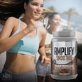thumbnail image 4 of NDS Nutrition Amplify Smoothie Premium Whey Protein Powder Shake with Added Greens and Amino Acids - Build Lean Muscle, Gain Strength, Lasting Energy, and Lose Fat - Chocolate (30 Servings), 4 of 8
