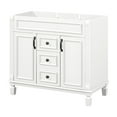 thumbnail image 2 of M optimized 35" Bathroom Vanity Cabinet Freestanding Storage Vanity with 2 Door, 2 Drawer, 35.1" x 18.1" x 33", Not Including Top Sink, 2 of 8