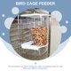 thumbnail image 4 of KAKOWELY Comedero para pájaros, dispensador de comida, comedero automático para loros, accesorios para jaulas, comedero para periquitos., 4 of 5