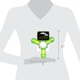 thumbnail image 7 of Hyper Pet Squawker Durable TPR Nylon Interactive Dog Toys with Giggle Noise, Jack, Medium, Green, 7 of 7