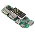 thumbnail image 4 of UMLIFE 4pcs 18650 Charging Board ?Dual USB 5V 2.4A Mobile Power Bank Module 186 50 Lithium Battery Charger Board with Overcharge Overdischarge Short Circuit Protection DIY USB Power Bank Board, 4 of 4