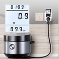 thumbnail image 2 of Contador De Potencia Medidor de potencia LCD digital Wattmeter Socket Kwh Medidor de energía EU 230V 16A Ehuebsd Para estrenar, 2 of 8