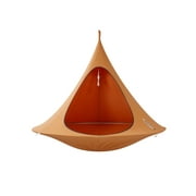The Hamptons Collection 72 Orange Two Person Hanging Cacoon Chair with Hanging Hardware