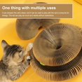 thumbnail image 4 of Magic Organ Cat Scratching Board, Magic Organ Cat Scratcher, Foldable Cat Scratch Board Toy with Bell for Indoor Cats, Durable Cardboard Design for Indoor Cats, Cat Toy Round Accordion (A* 1 Set), 4 of 6