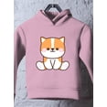 thumbnail image 3 of Kawaii Corgi Dog Sitting Hoodie Toddler -Image by Shutterstock,  5 Toddler, 3 of 4