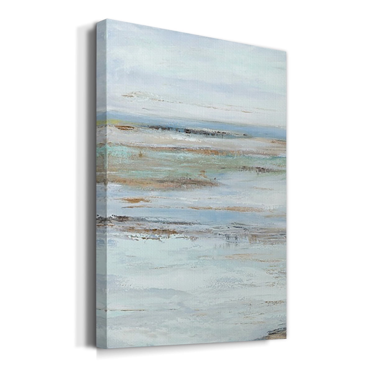 Muted Misty Marsh I Premium Gallery Wrapped Canvas - Ready to Hang