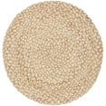 thumbnail image 2 of SAFAVIEH Natural Fiber William Solid Area Rug, Natural/Ivory, 4' x 4' Round, 2 of 7