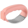 thumbnail image 1 of Garlic Press Garlic Crusher Kitchen Garlic Rocker,Professional Garlic Ginger Smasher,Comfortable Handle,Easy To Use and Clean (pink), 1 of 7