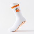 thumbnail image 5 of MAIHAN Valentines Day Cute Crew Socks for Women Pilates Grip Socks for Women,Stylish Design with Comfortable Non Sole(Orange), 5 of 7